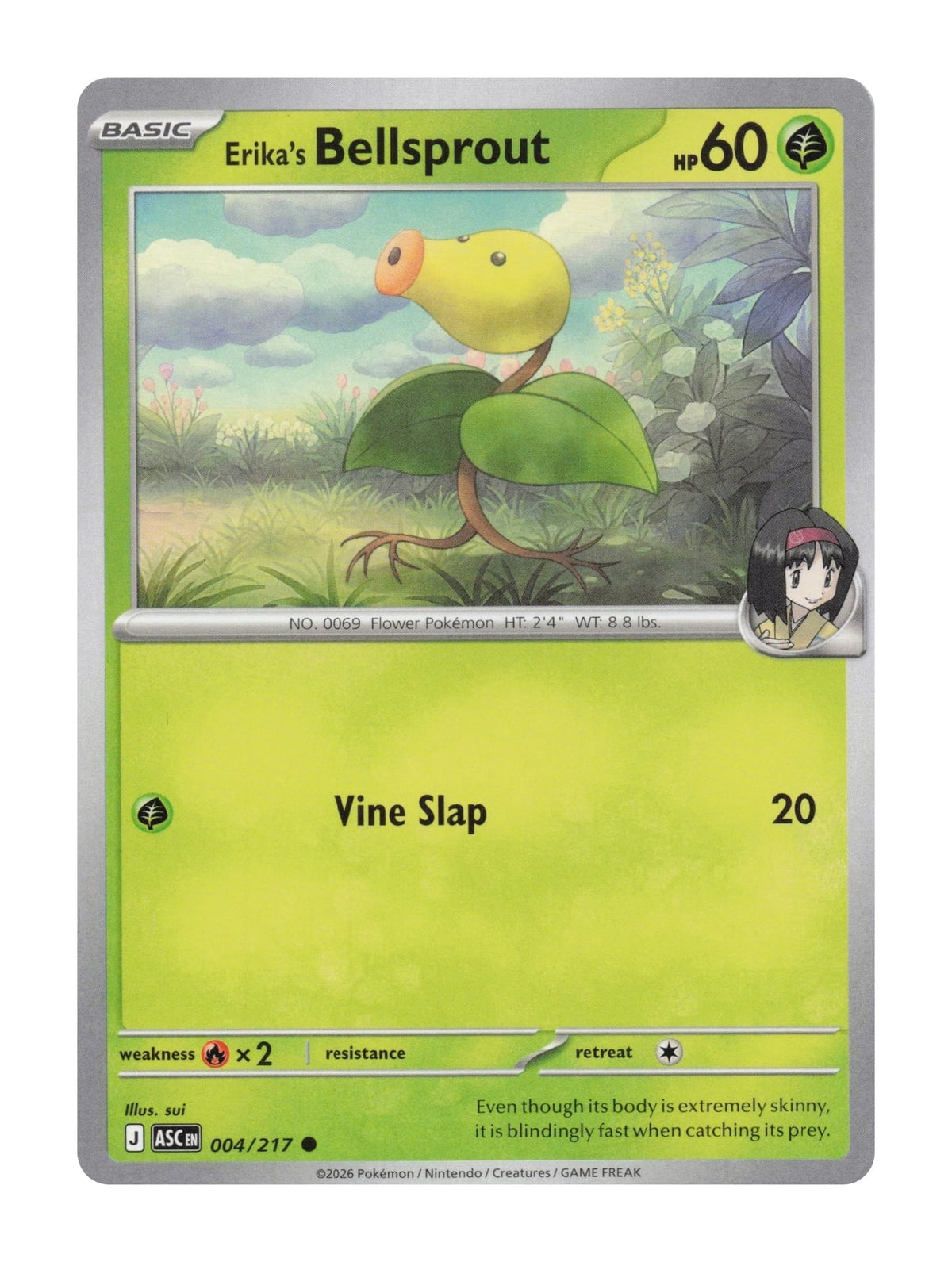 Erika's Bellsprout - NM front
