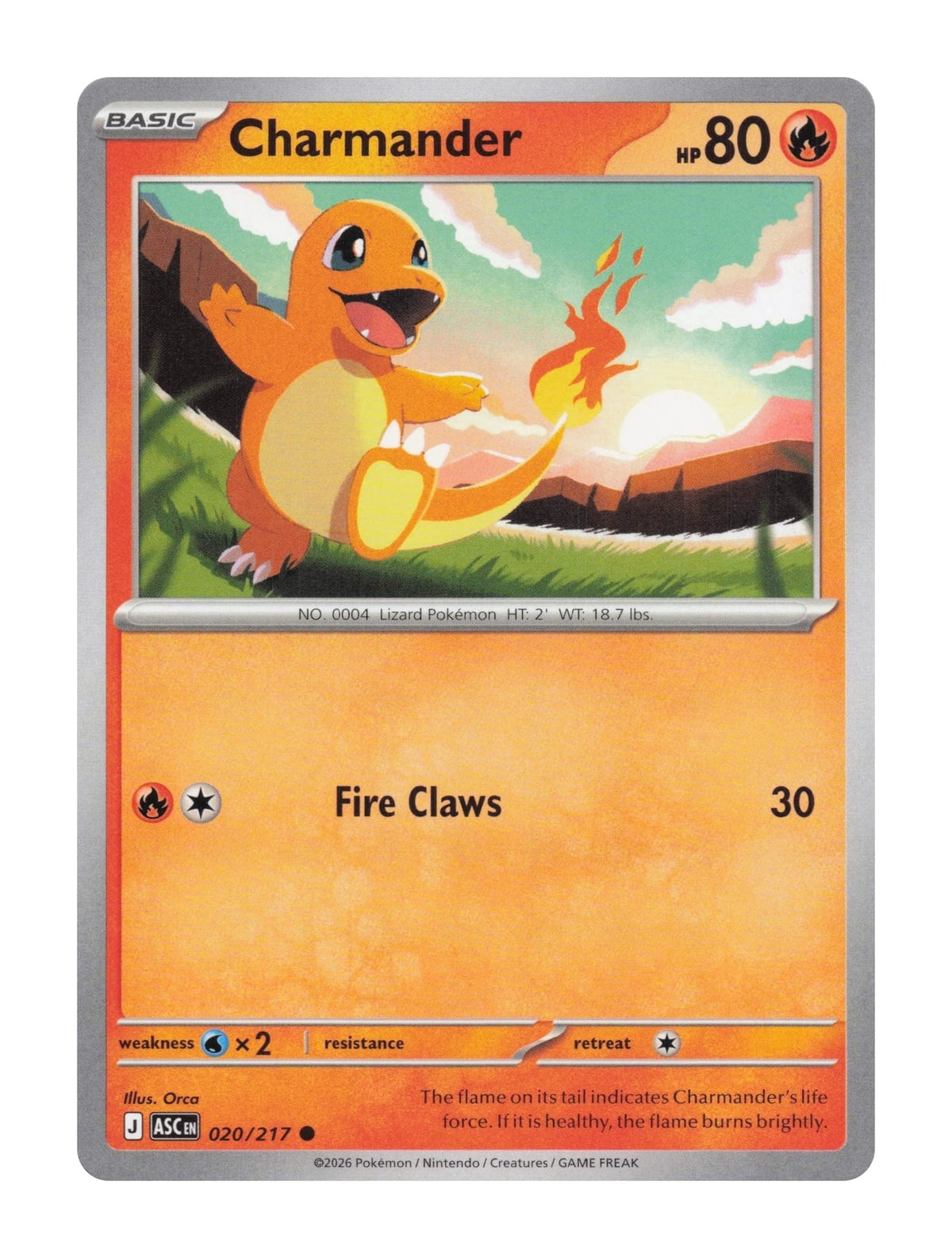 Charmander - NM front