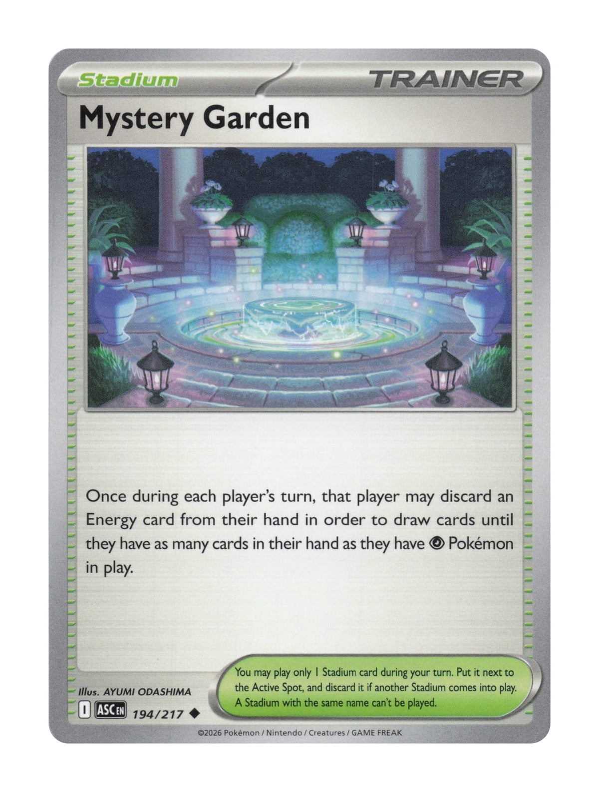 Mystery Garden - NM front