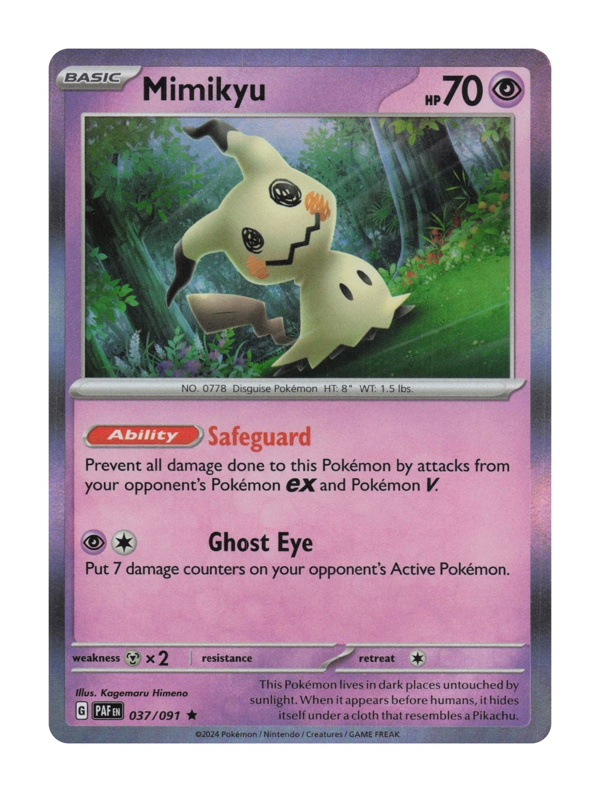 Mimikyu (Holo) - NM front