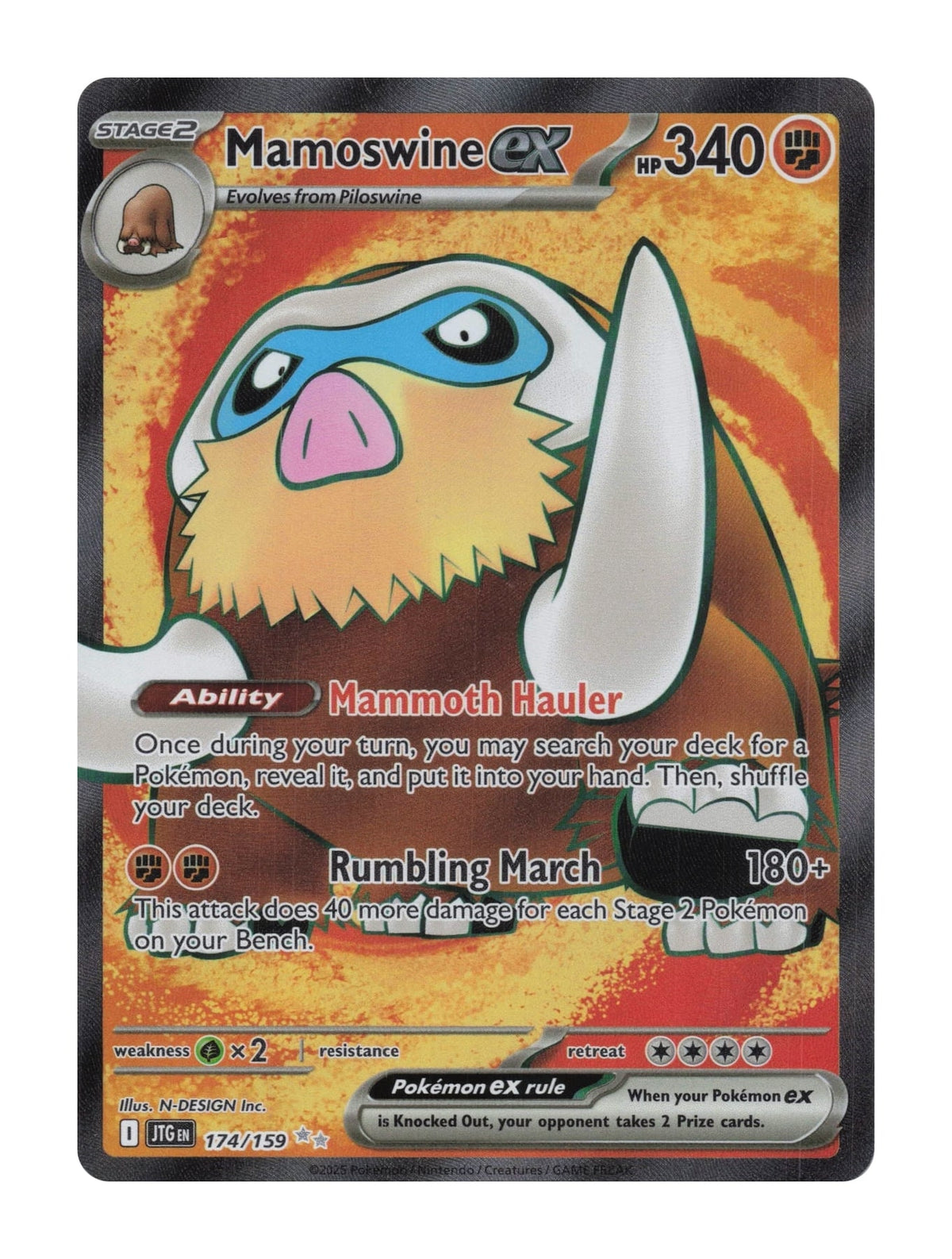 Mamoswine ex - NM front