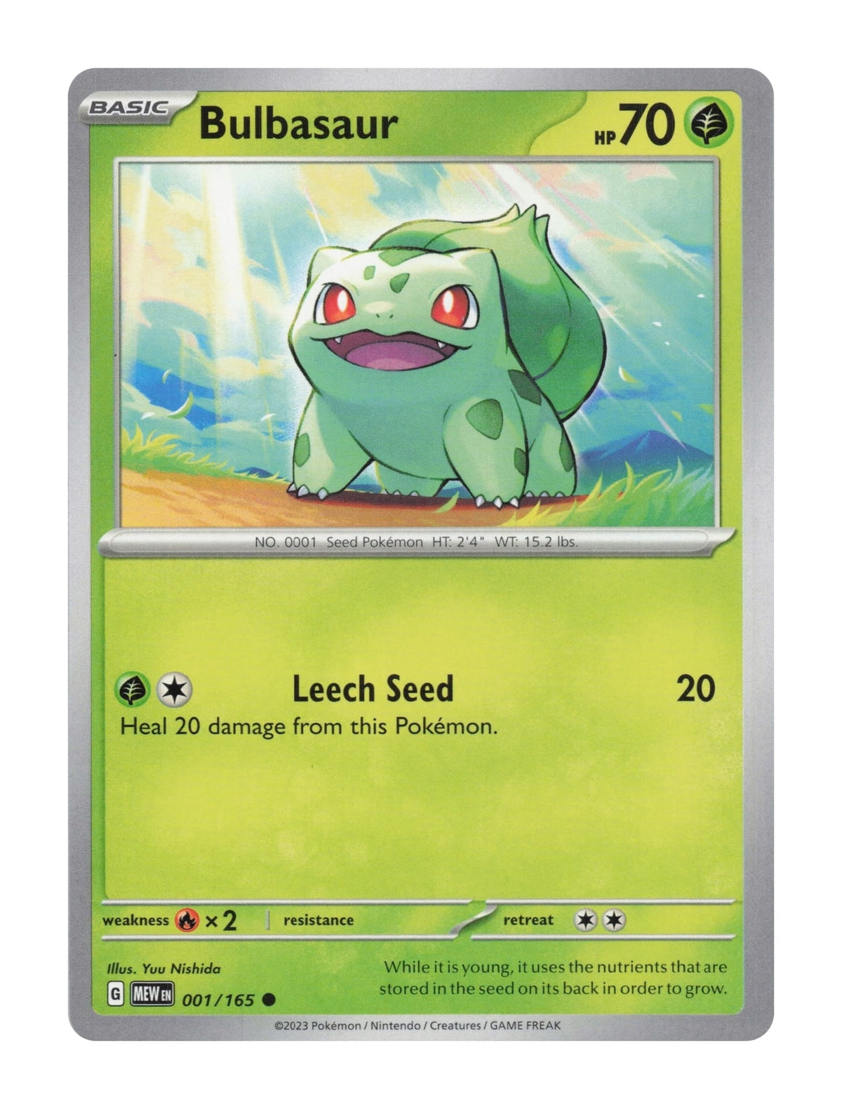 Bulbasaur - NM front