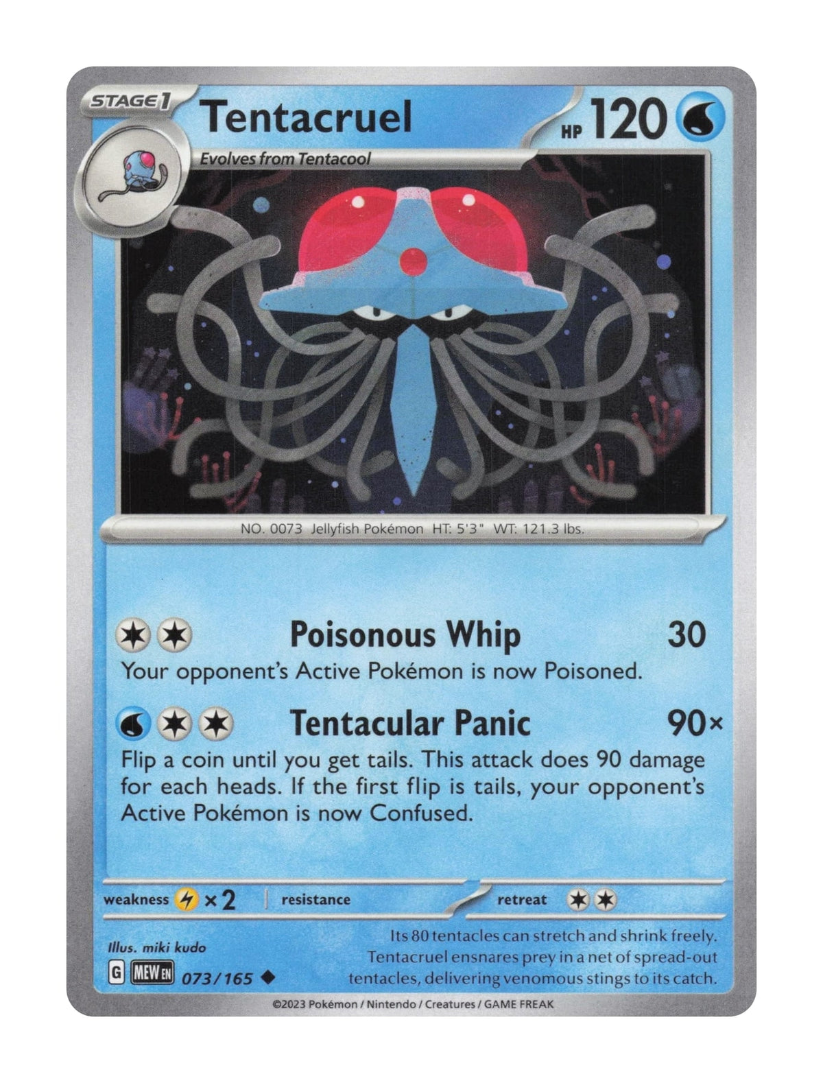 Tentacruel - NM front