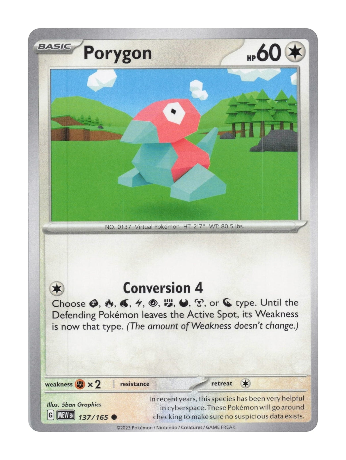 Porygon - NM front