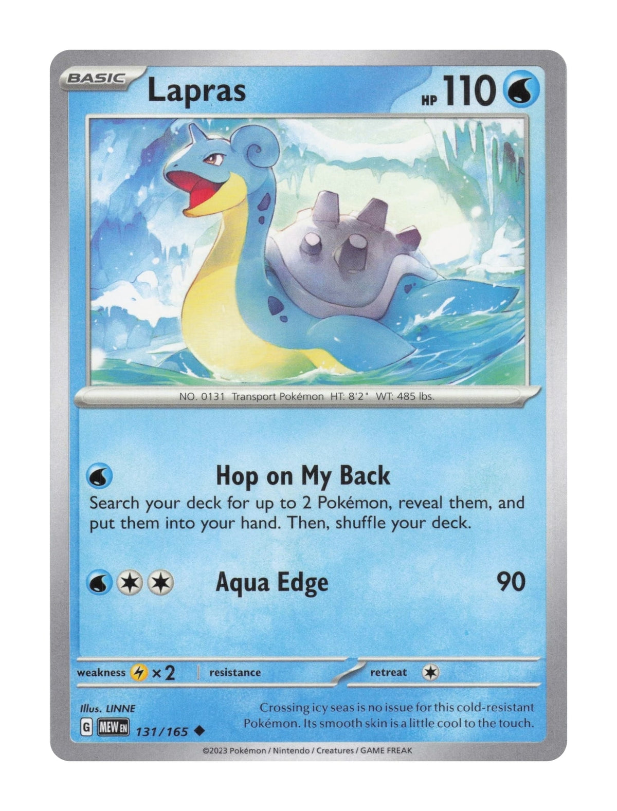 Lapras - NM front