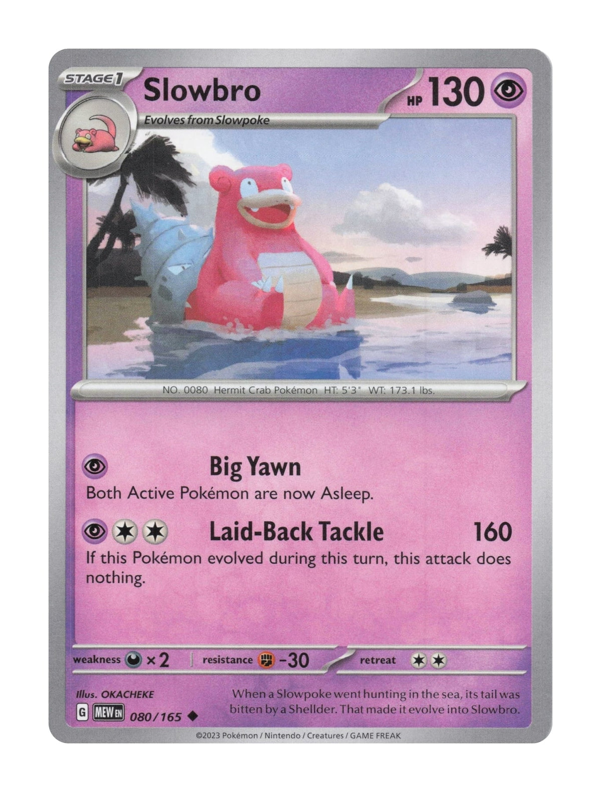 Slowbro - NM front