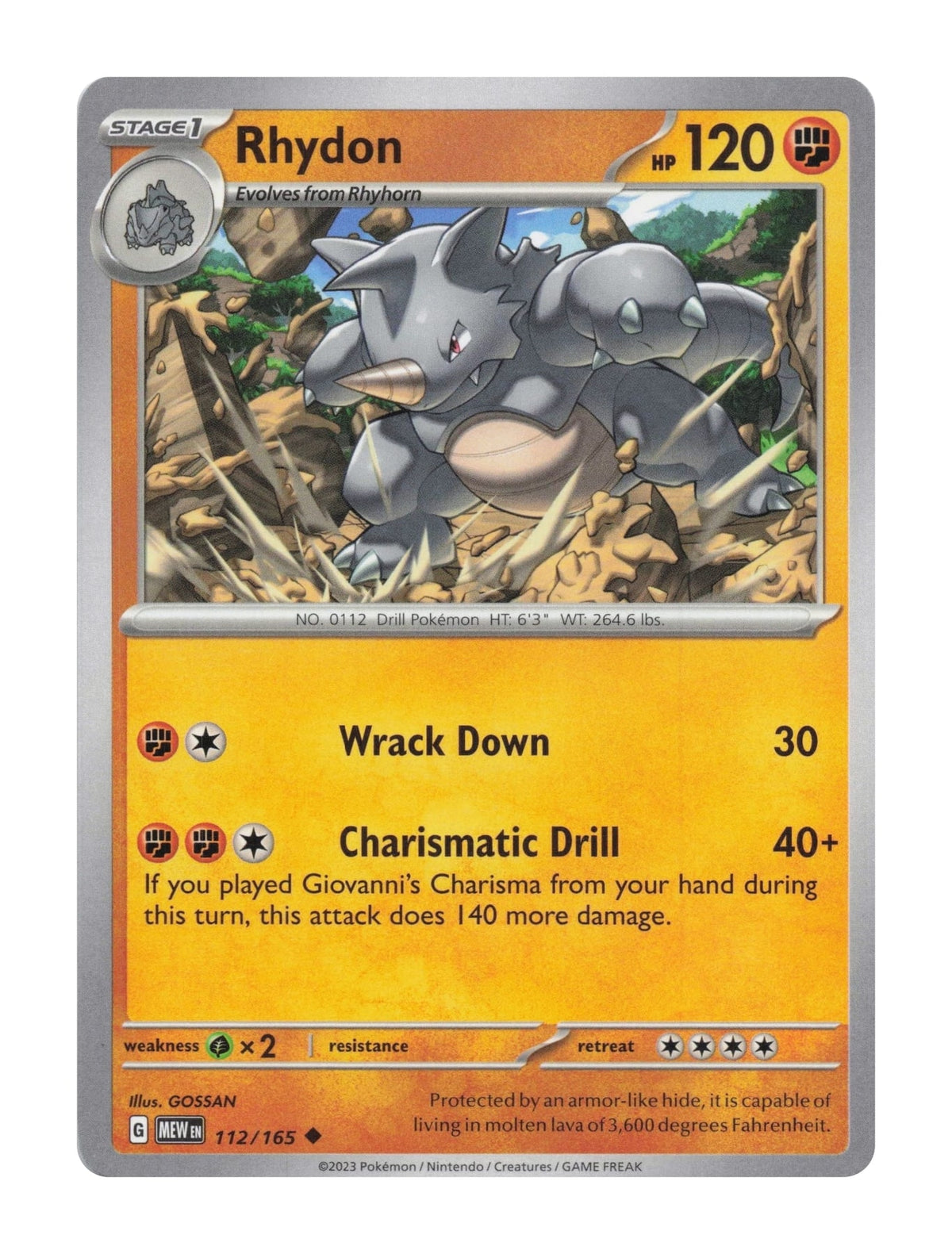 Rhydon - NM front