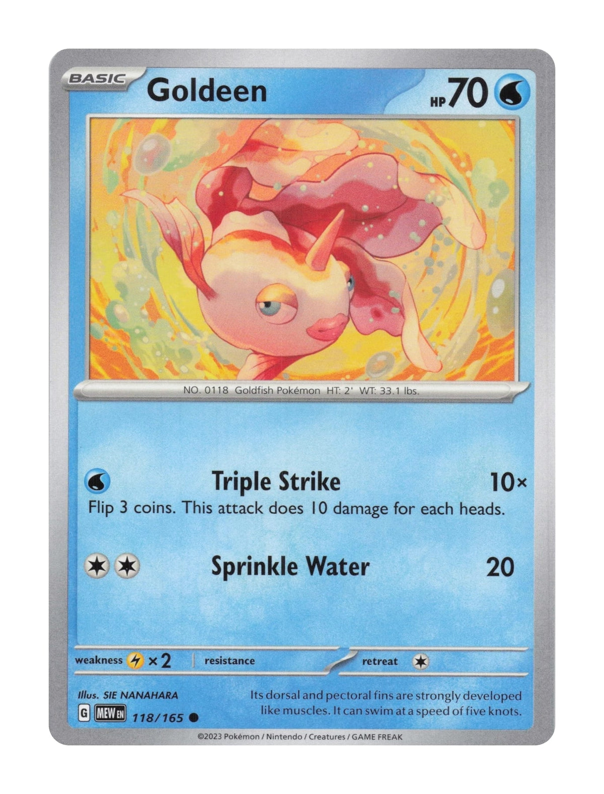 Goldeen - NM front