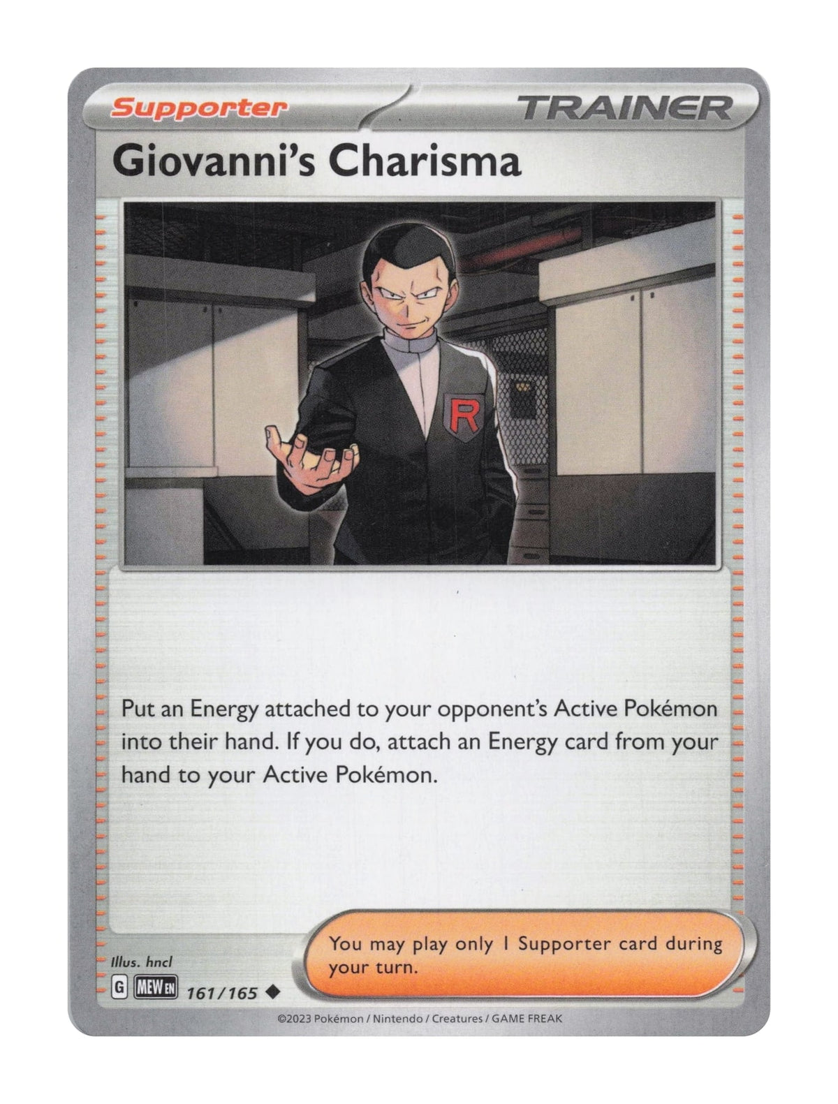 Giovanni's Charisma - NM front