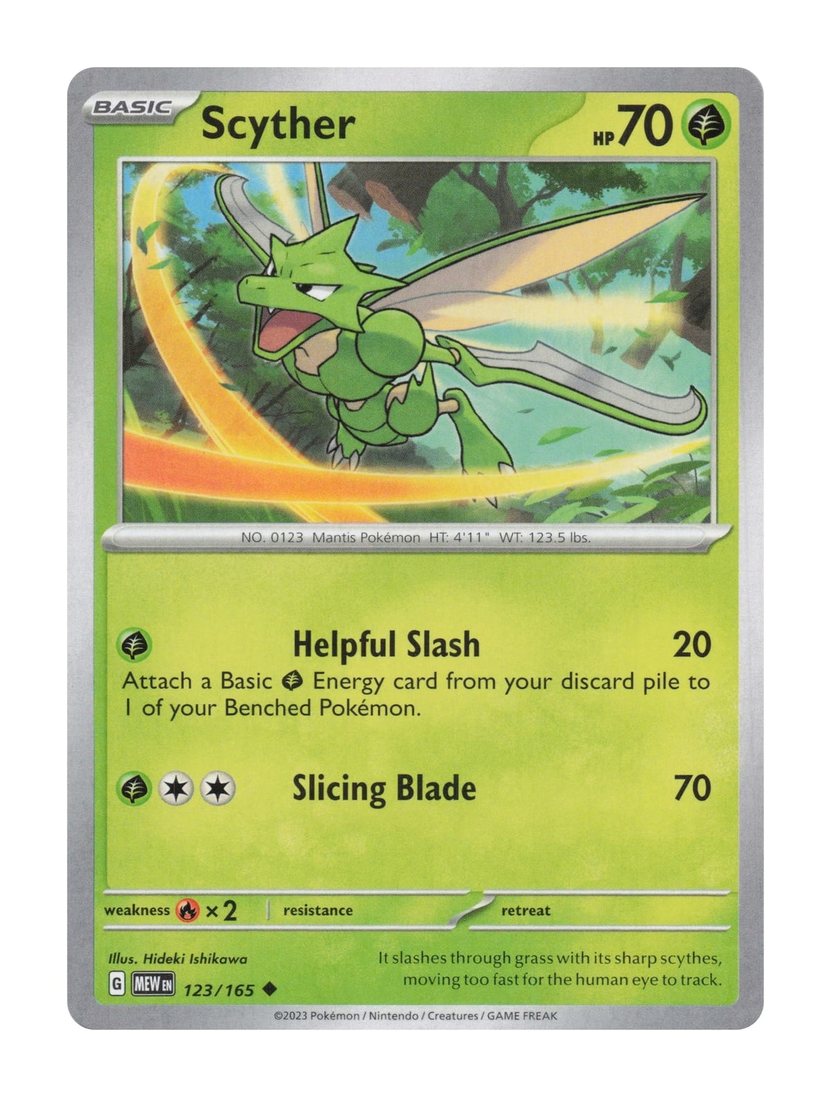 Scyther - NM front