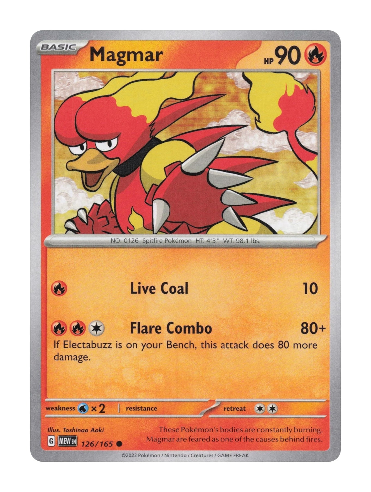 Magmar - NM front