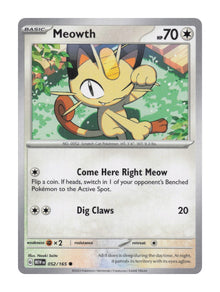 Meowth - NM front