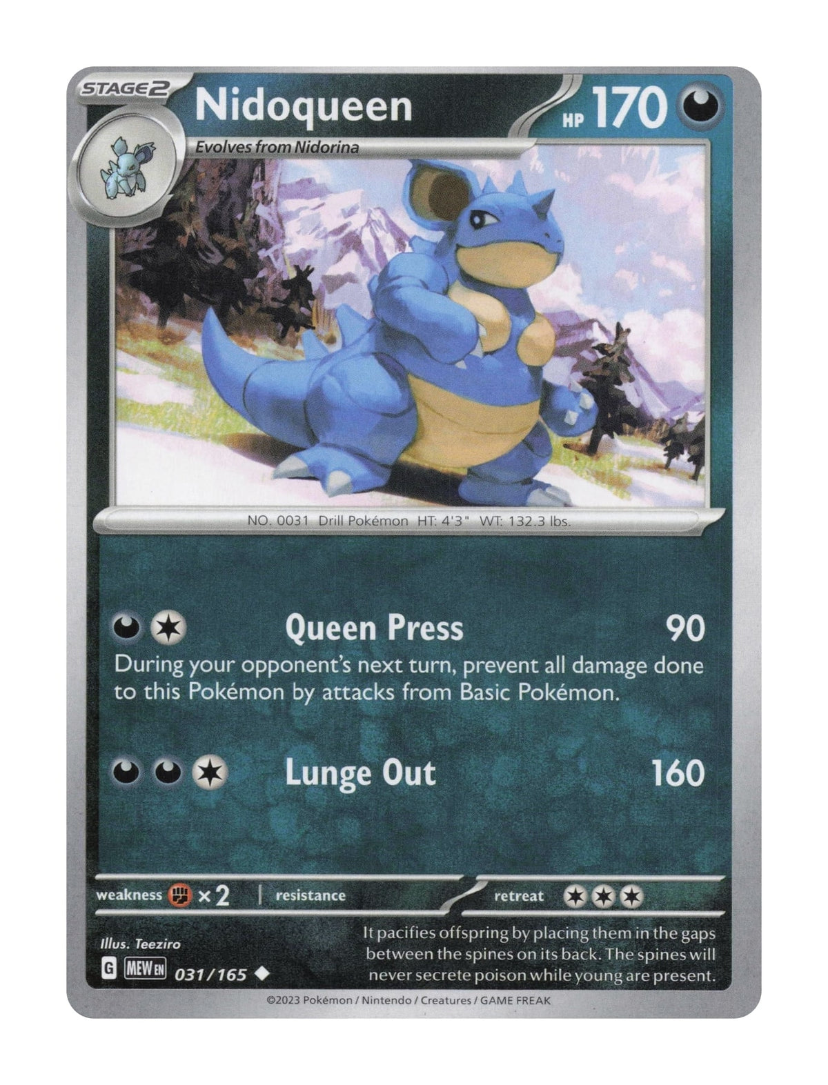 Nidoqueen - NM front