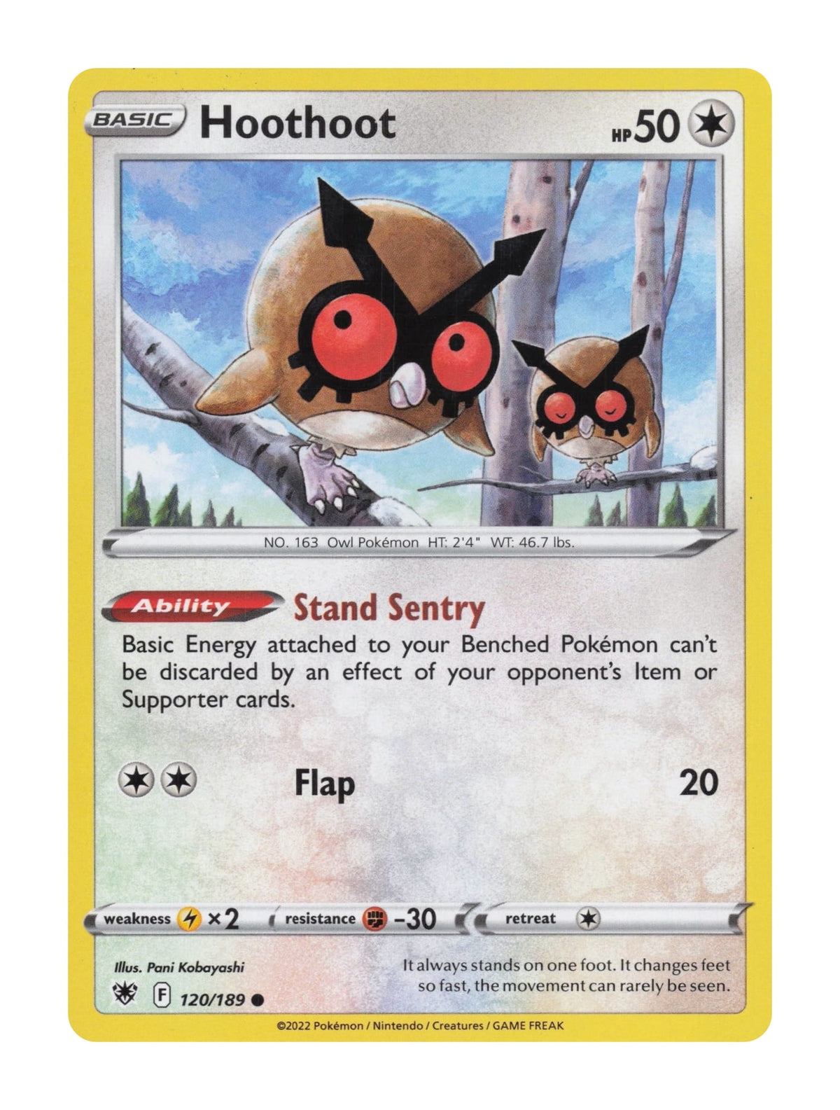 Hoothoot - NM front