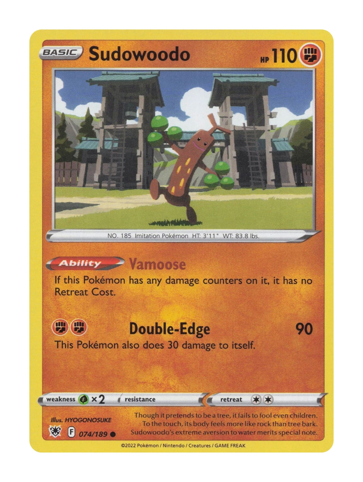 Sudowoodo - NM front