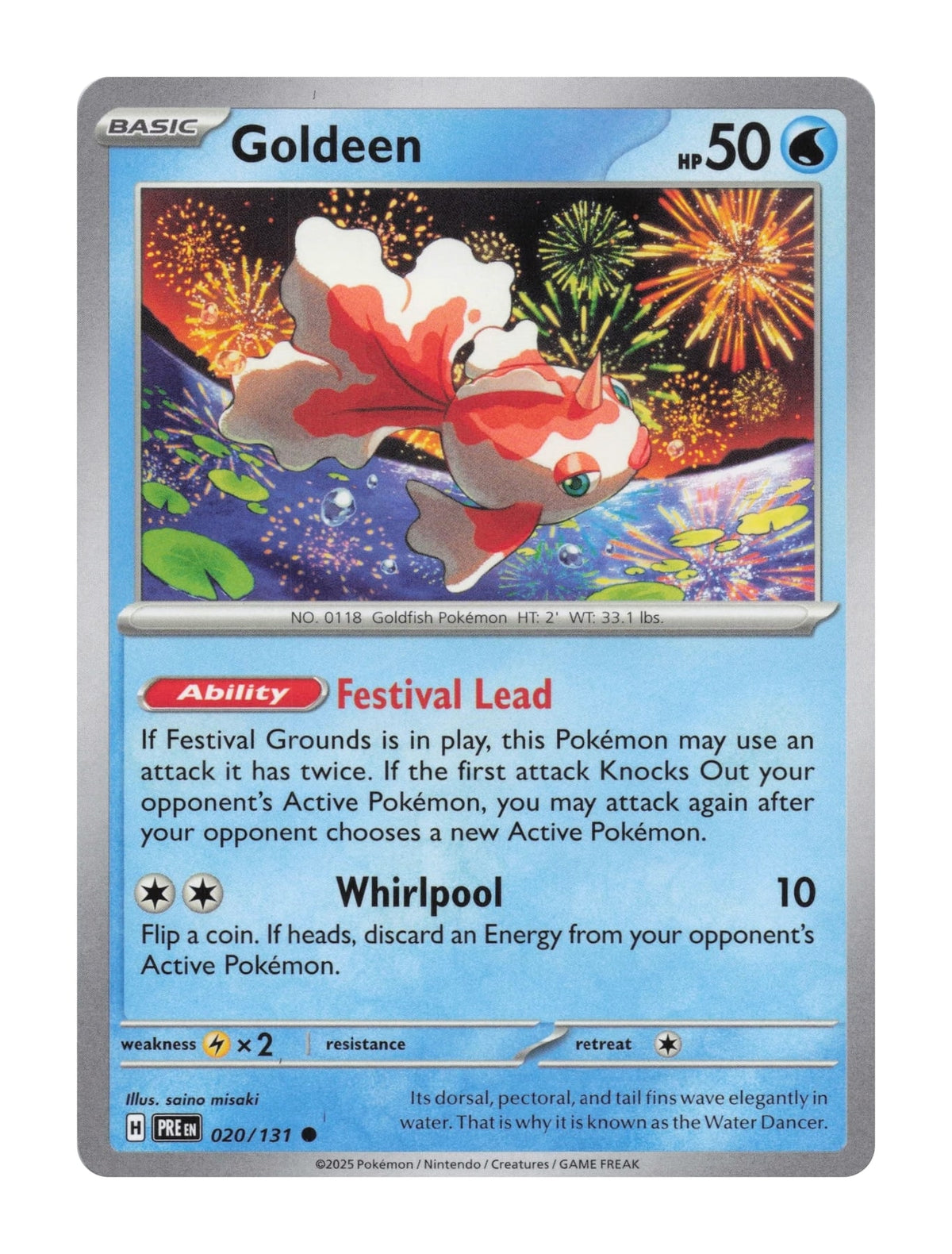 Goldeen - NM front