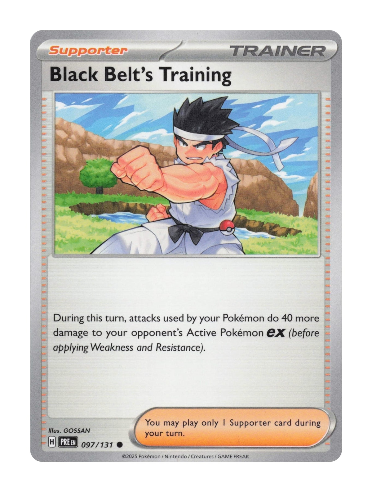 Black Belt's Training - NM front
