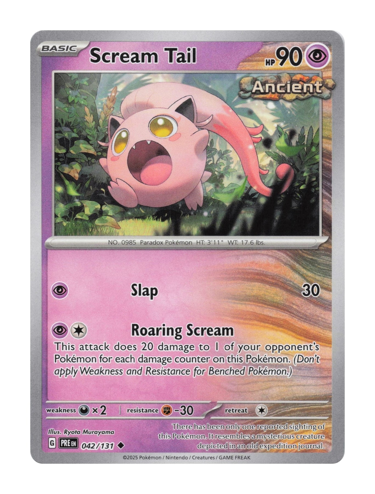 Scream Tail - NM front