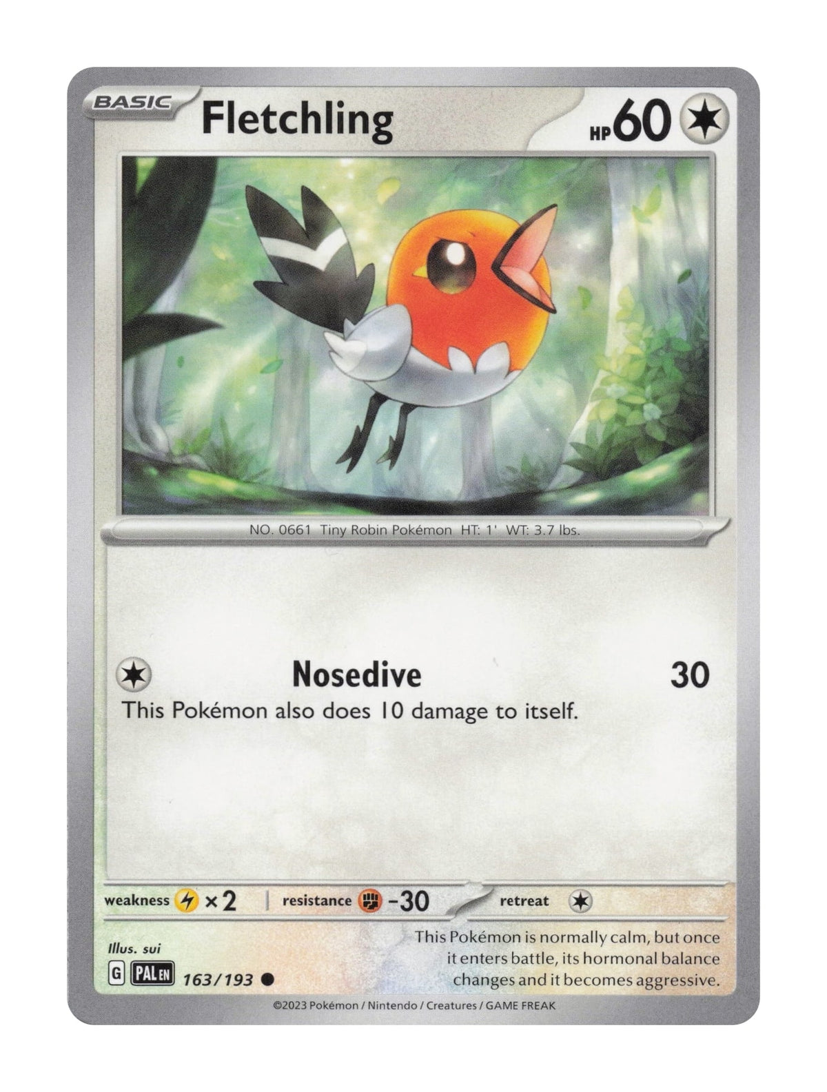Fletchling - NM front
