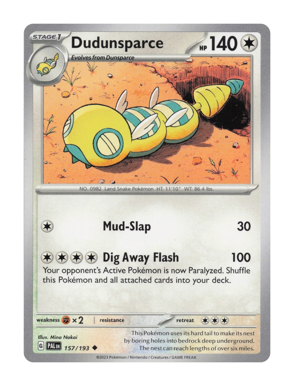 Dudunsparce - NM front