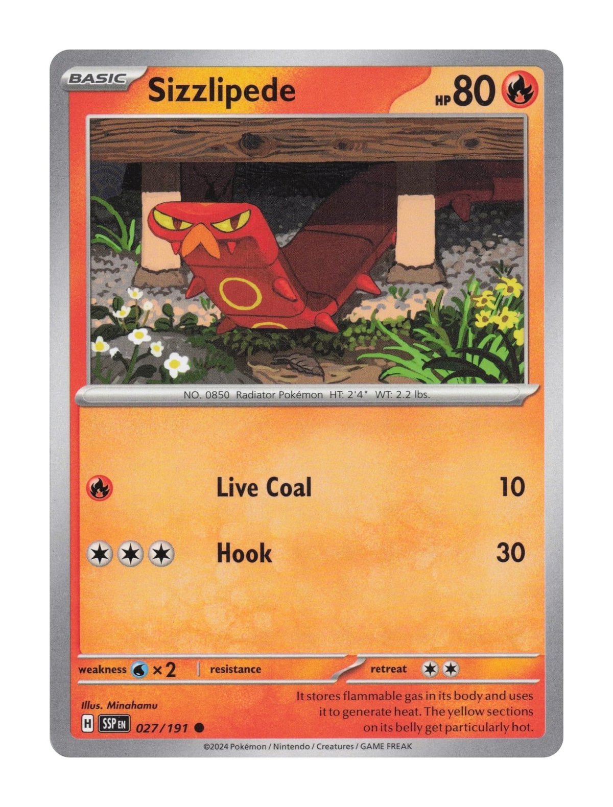 Sizzlipede - NM front