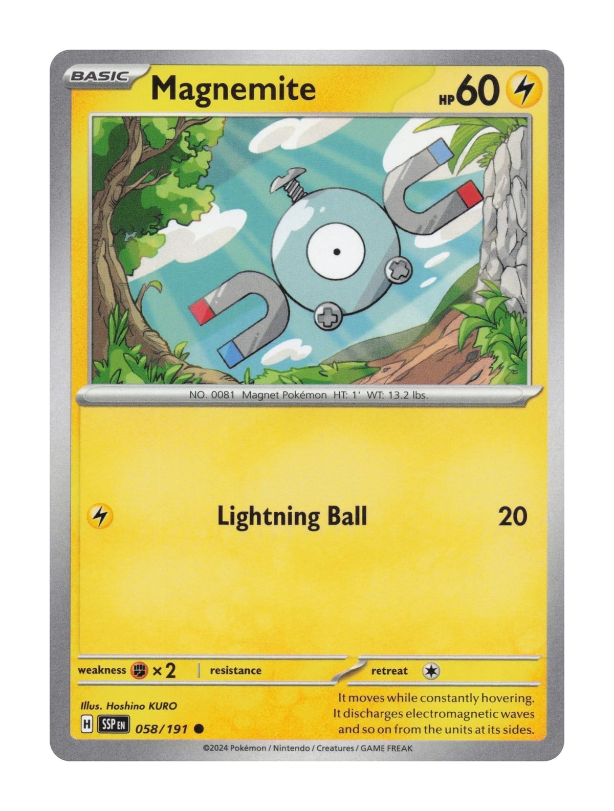 Magnemite - NM front