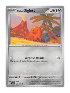 Pokémon Alolan Diglett 122 – Surging Sparks (SSP)