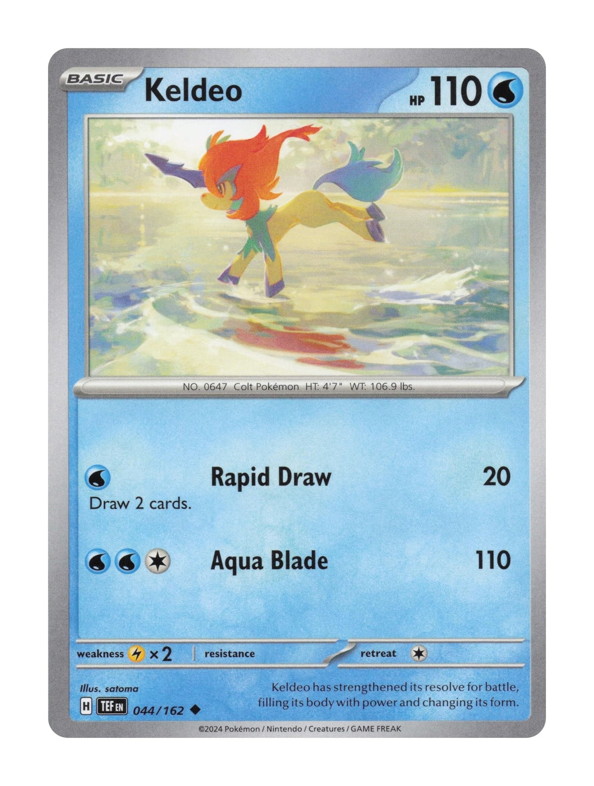 Keldeo - NM front