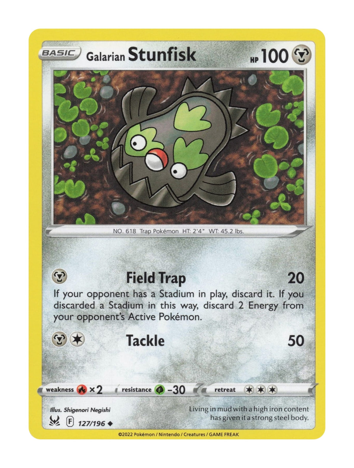 Galarian Stunfisk - NM front