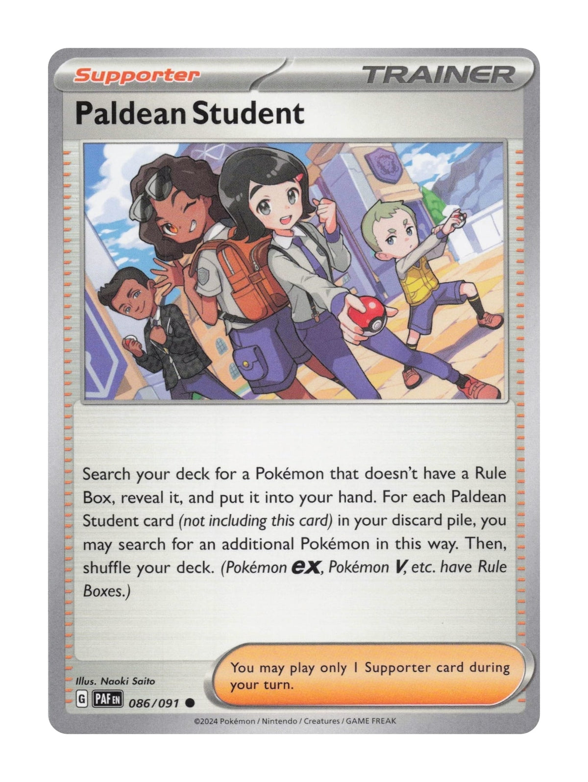 Paldean Student - NM front