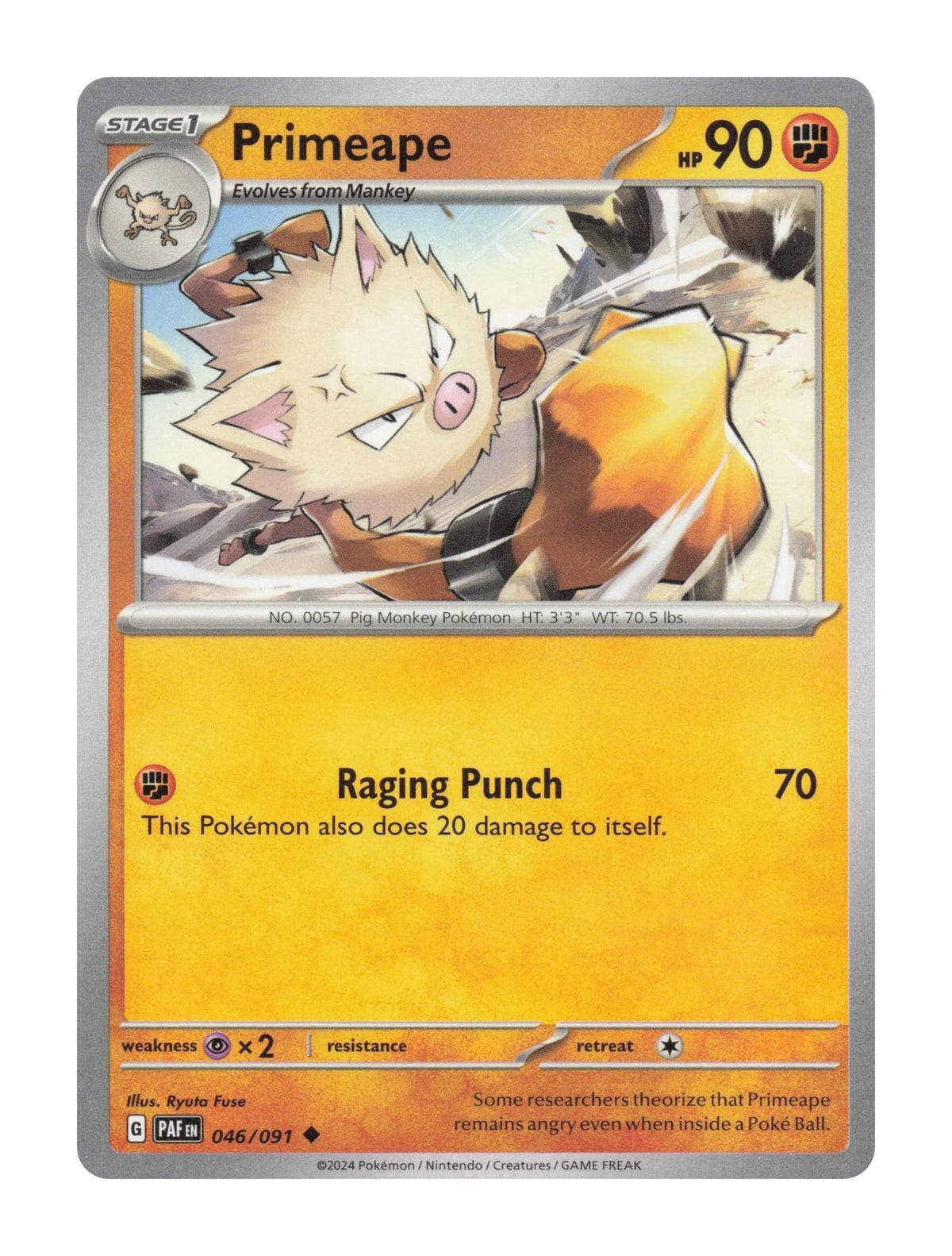 Primeape - NM front
