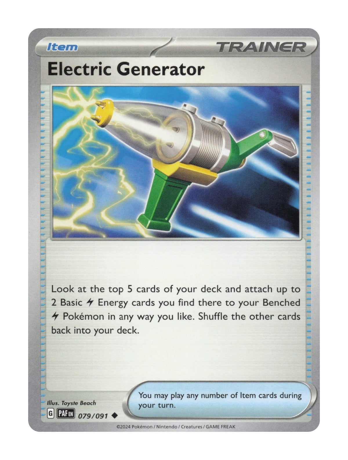 Electric Generator - NM front