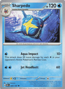 Sharpedo - NM front