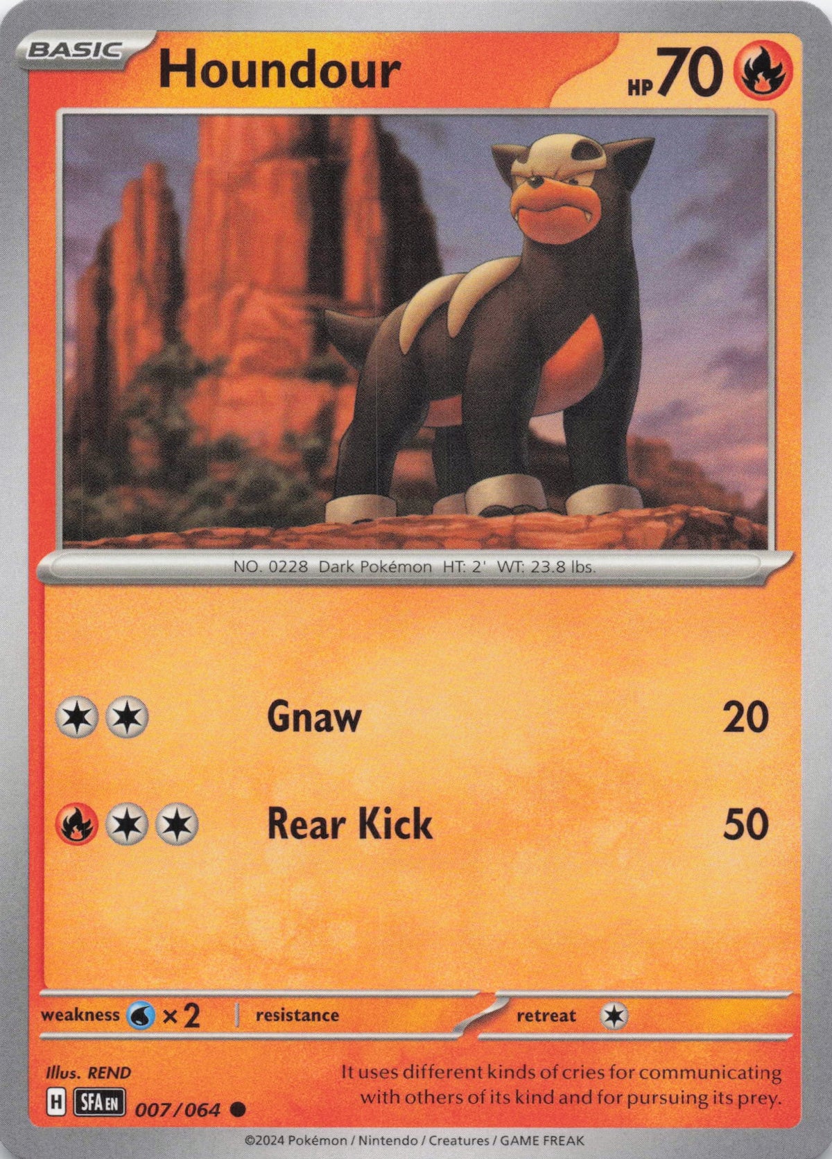 Houndour - NM front