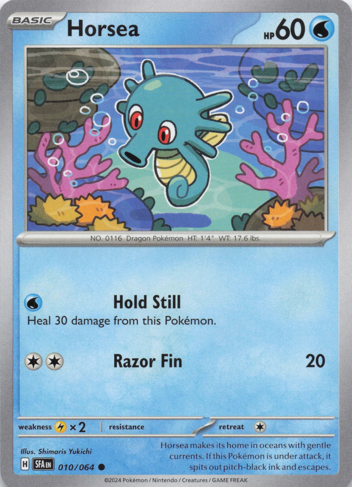 Horsea - NM front