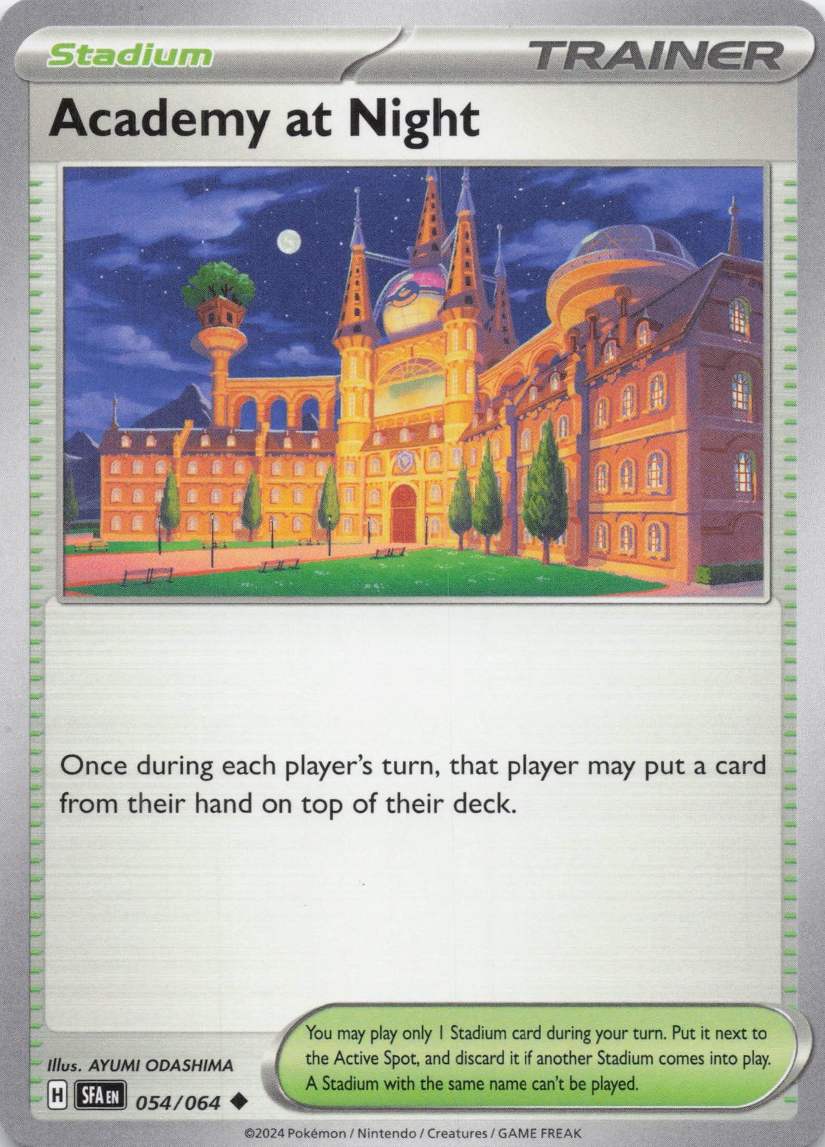 Academy at Night - NM front