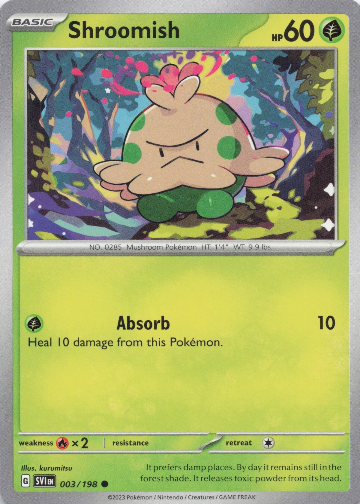 Shroomish - NM front