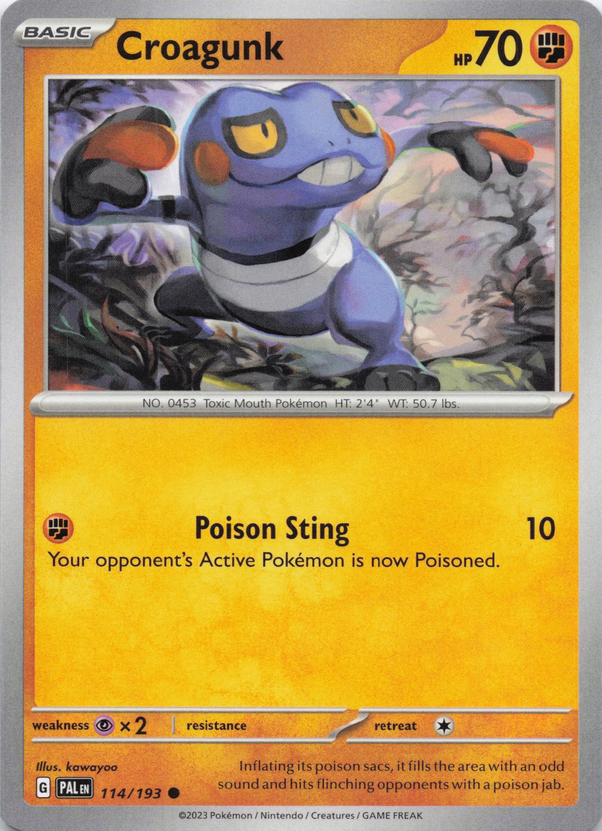 Croagunk - NM front