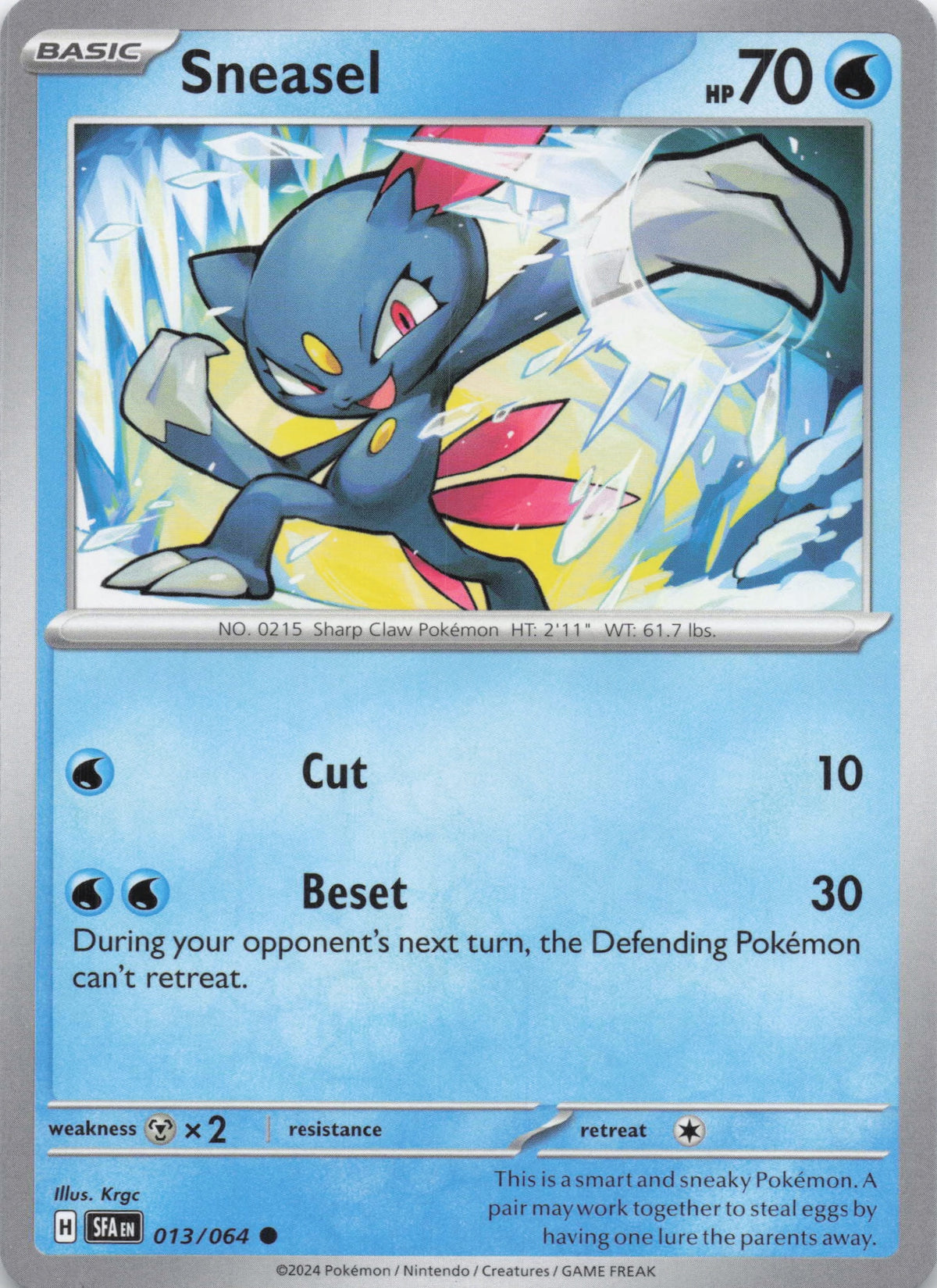Sneasel - NM front
