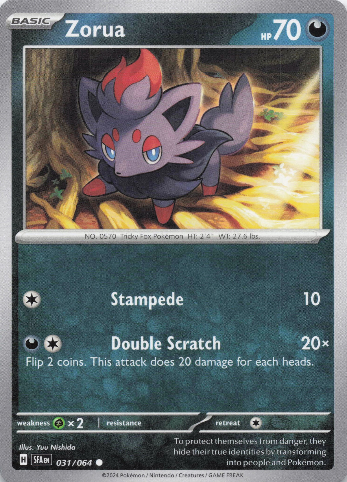 Zorua - NM front