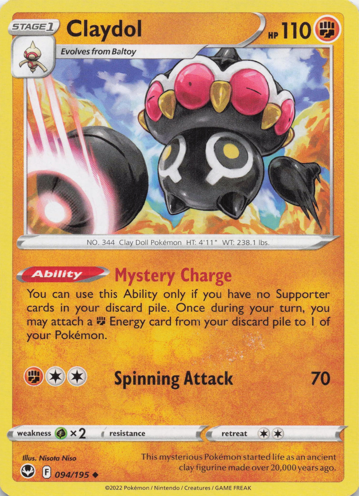 Claydol - NM front