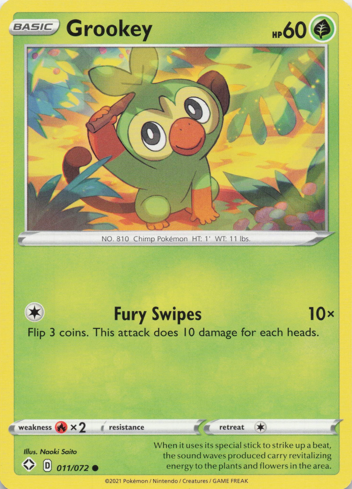 Grookey - NM front
