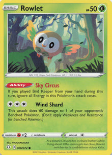 Rowlet - NM front