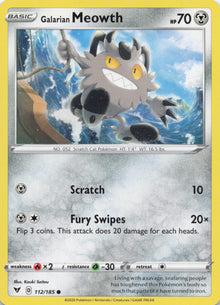 Galarian Meowth - NM front