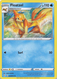 Floatzel - NM front