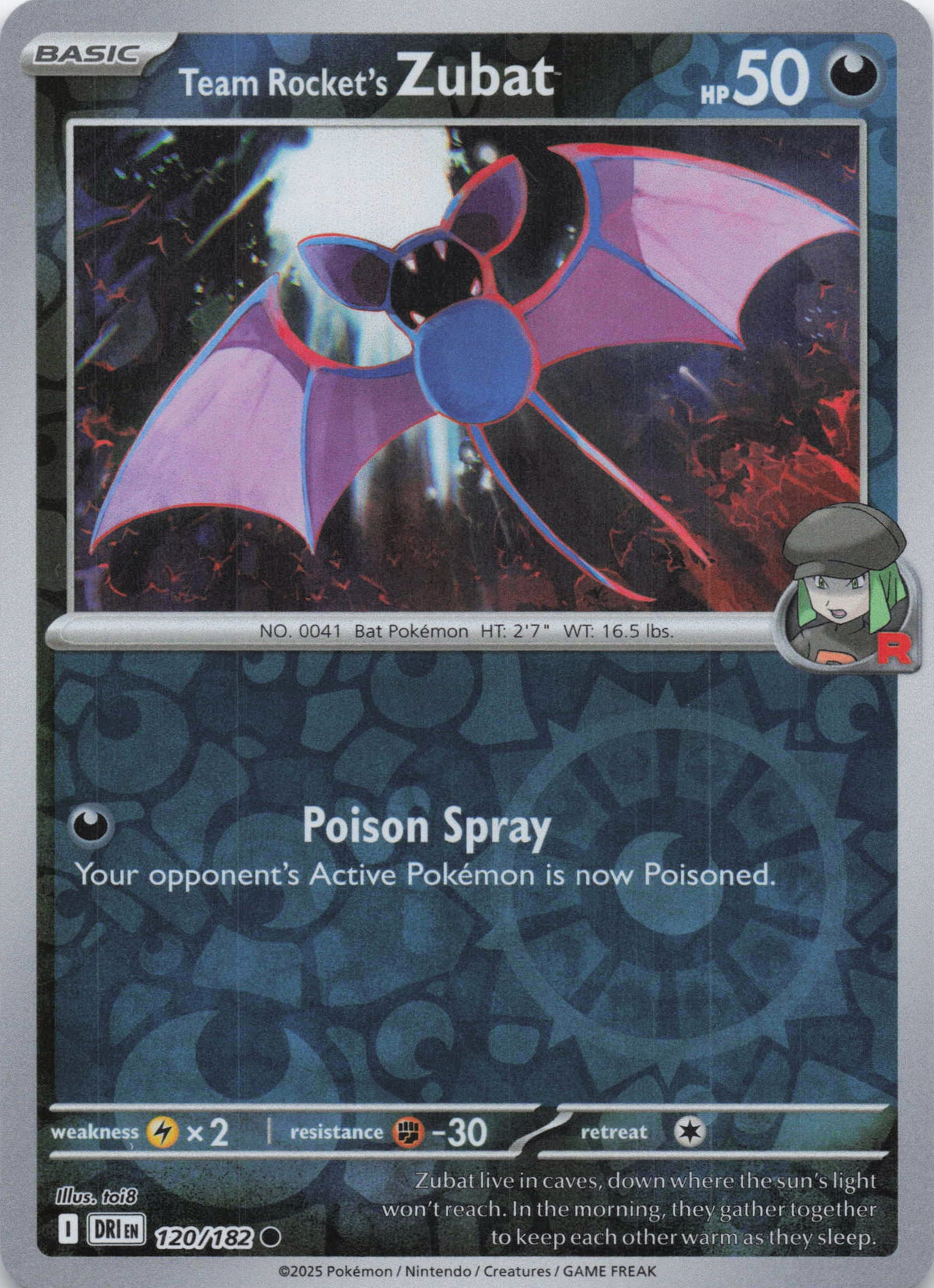 Team Rocket's Zubat (Holo) - NM front