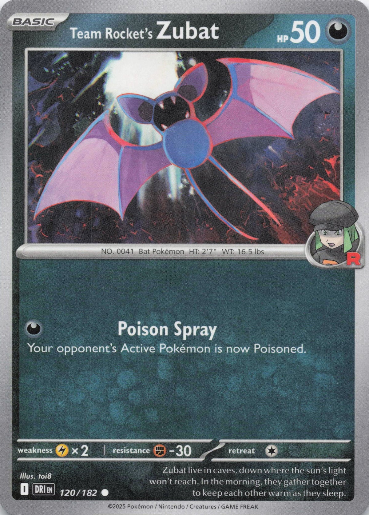 Team Rocket's Zubat - NM front