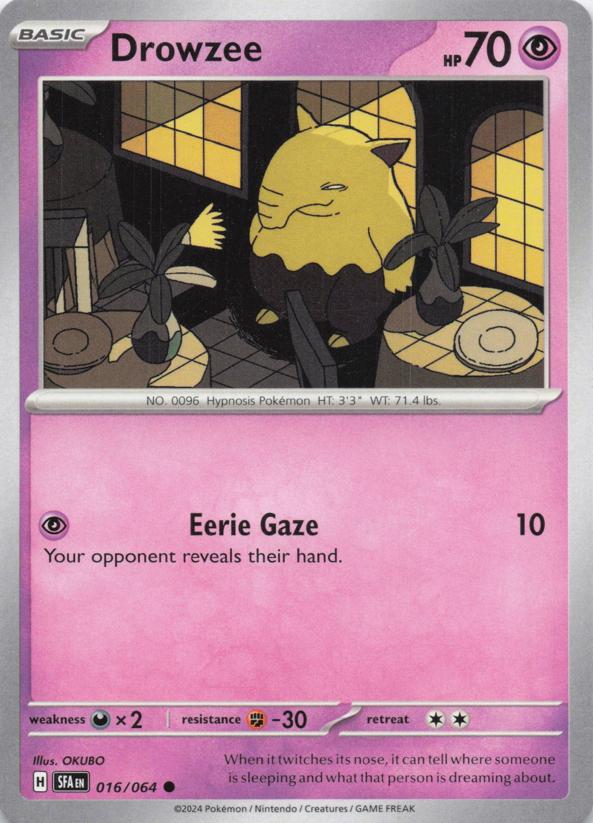 Drowzee (Holo) - NM front
