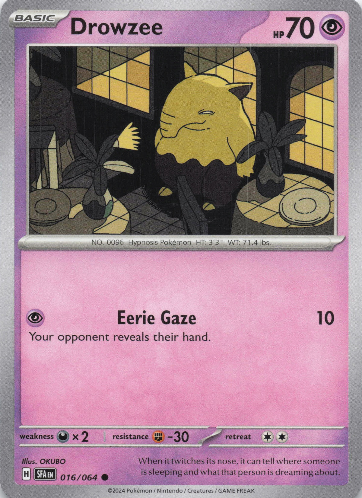 Drowzee - NM front