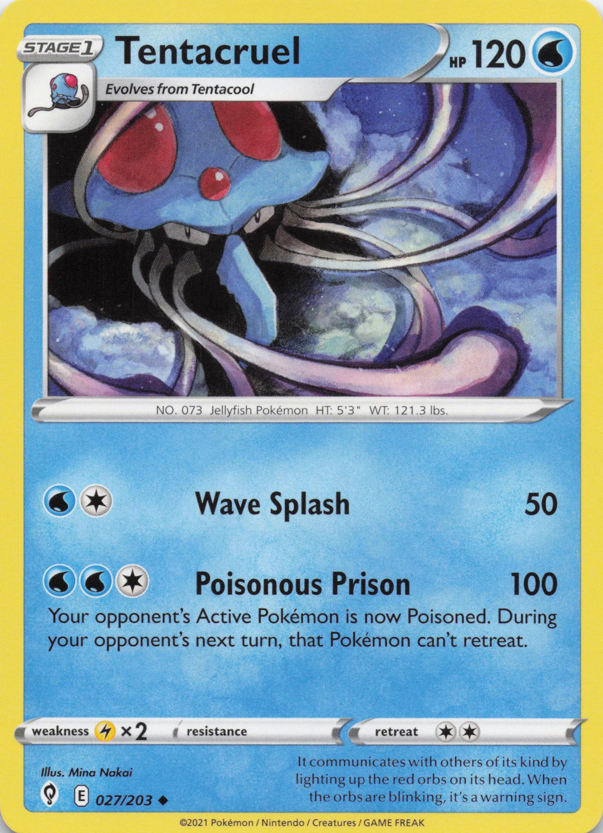 Tentacruel - NM front